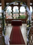 Květinová výzdoba svatebních síní, sálů a prostor